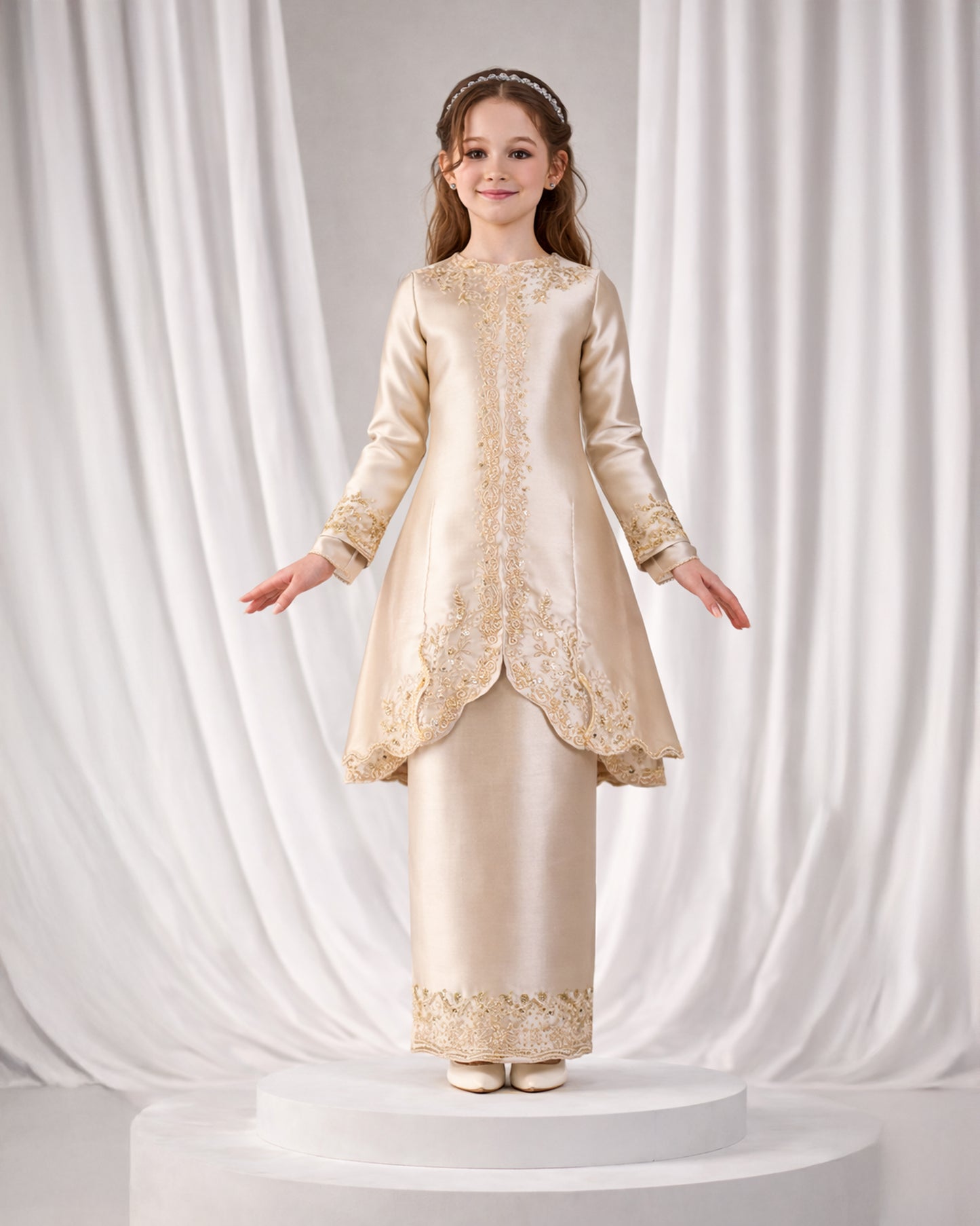 NIARA KURUNG KIDS (CHAMPAGNE)