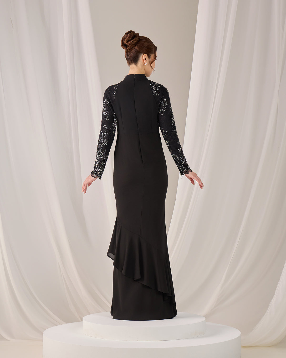 LUNARA DRESS (BLACK) – Hijabistahub