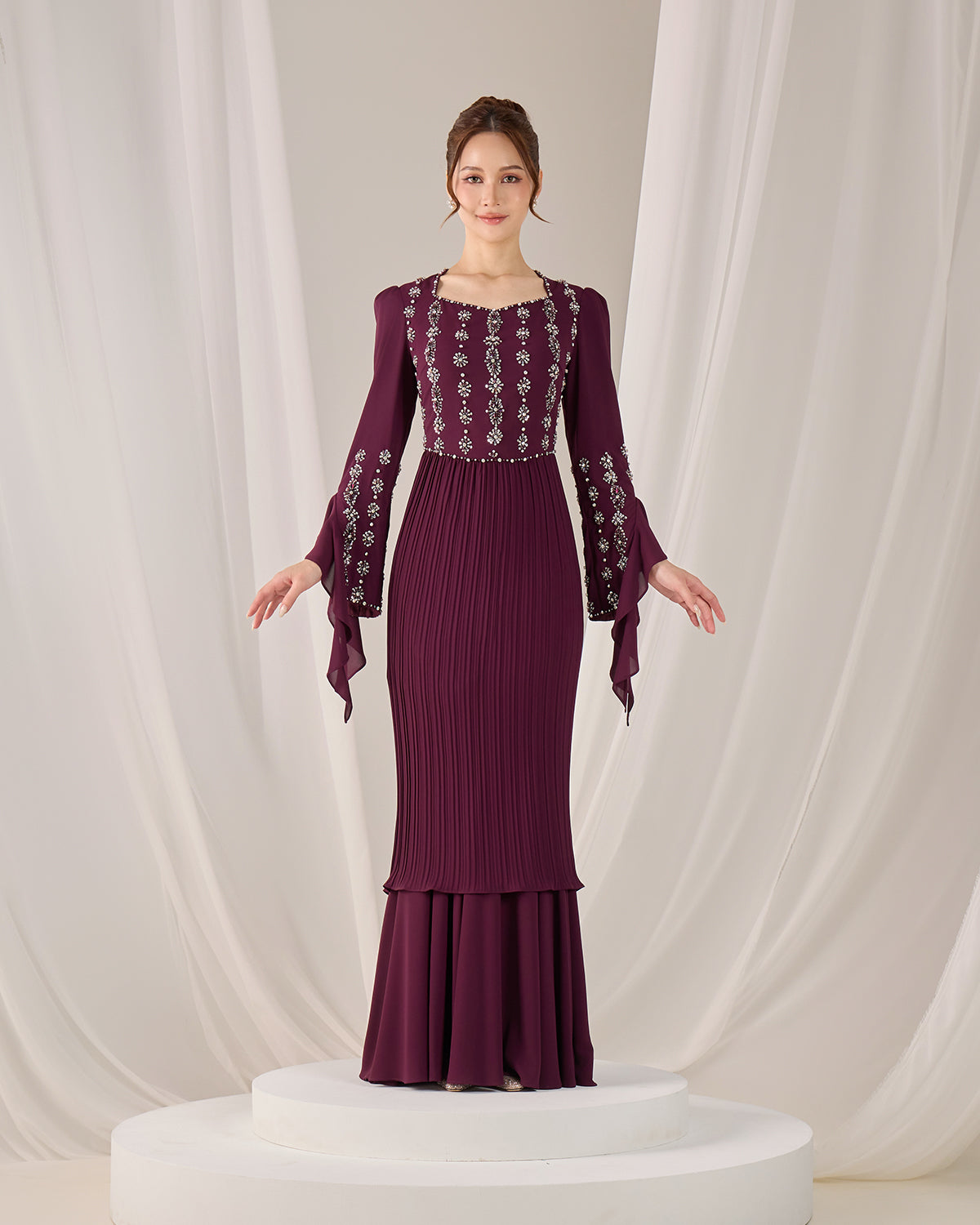 MINOR DEFECT KYLIE KURUNG (PURPLE PLUM)