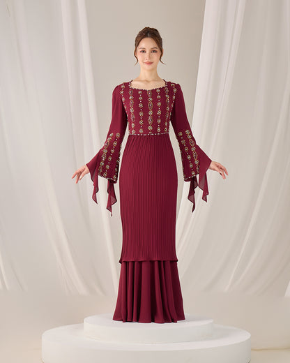 MINOR DEFECT KYLIE KURUNG (BURGUNDY)