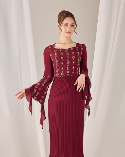 MINOR DEFECT KYLIE KURUNG (BURGUNDY)