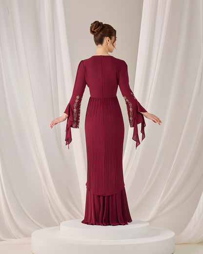 MINOR DEFECT KYLIE KURUNG (BURGUNDY)