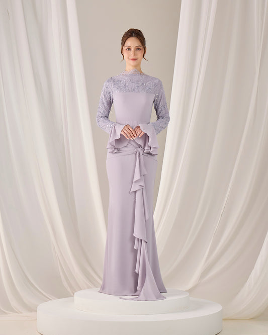 FREYA DRESS (MAUVE)