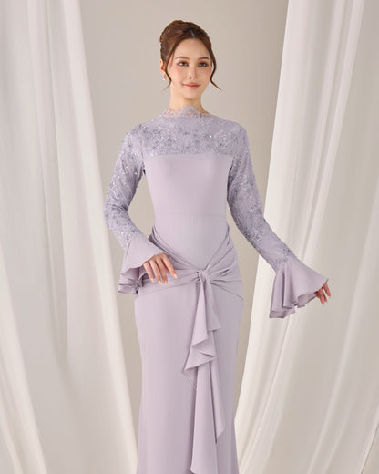 FREYA DRESS (MAUVE)