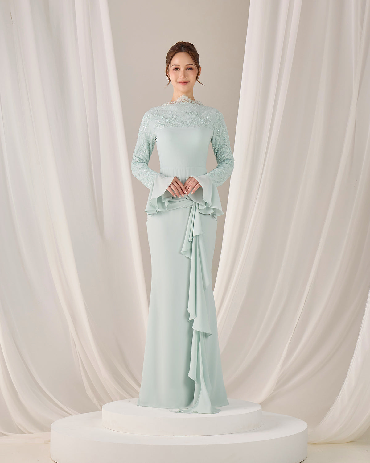 FREYA DRESS (MINT GREEN)