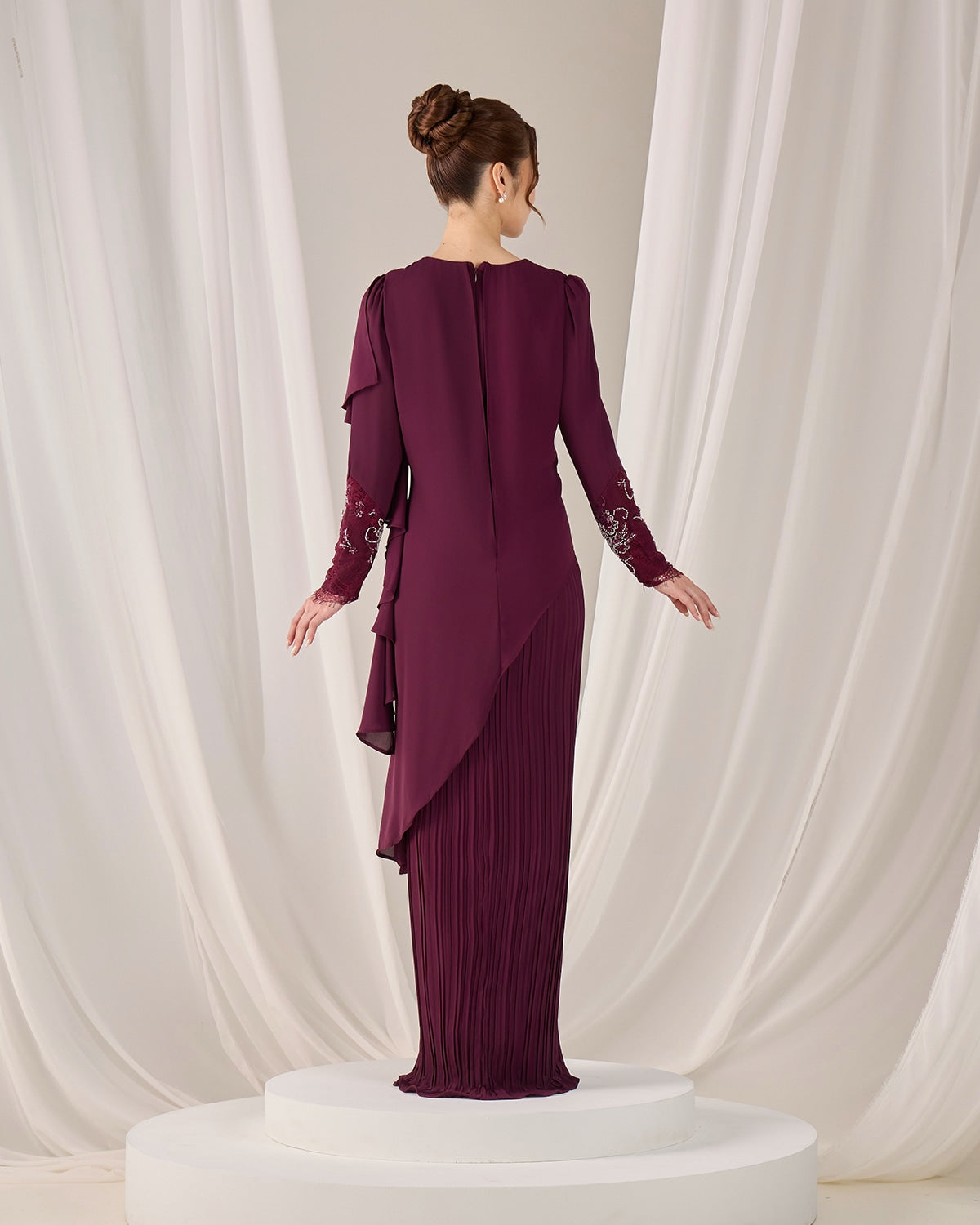 ADALINE DRESS (PURPLE PLUM)