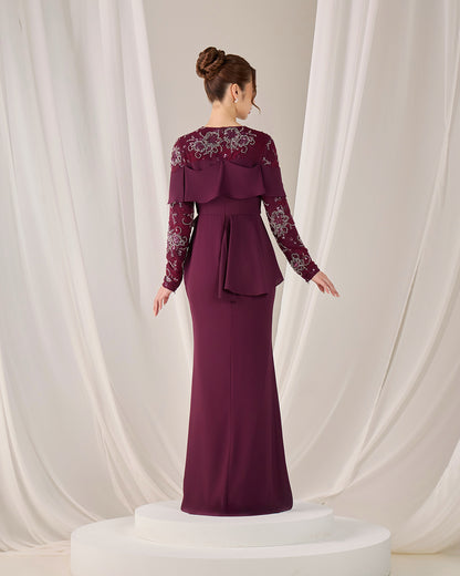 MIREA DRESS (PURPLE PLUM)