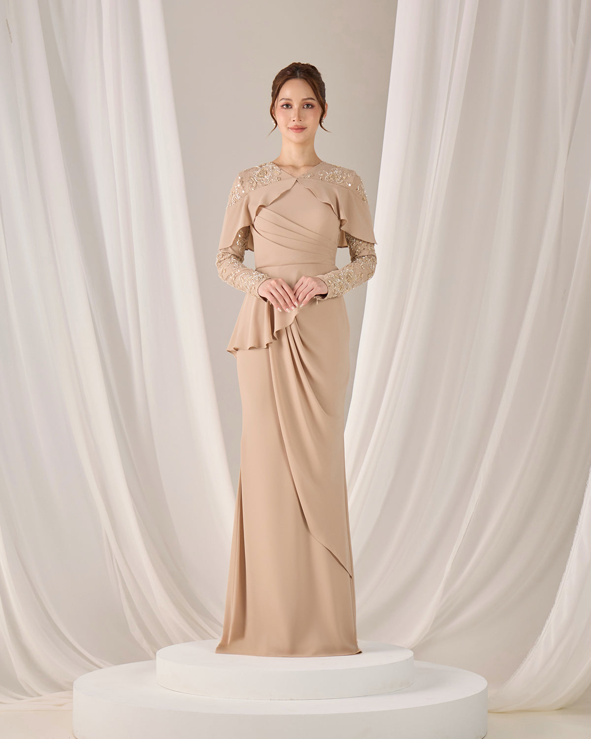 MIREA DRESS (LATTE)