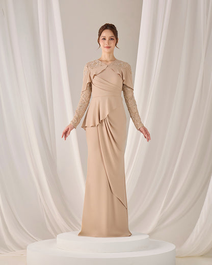 MIREA DRESS (LATTE)