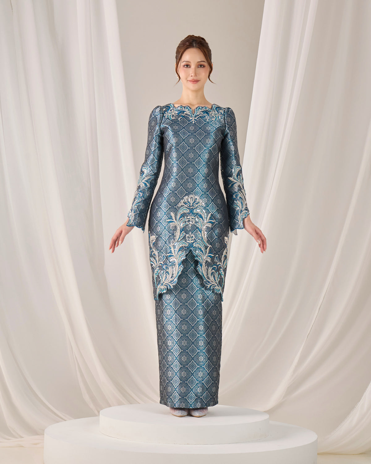 NOIR KURUNG (TEAL BLUE) PRE ORDER