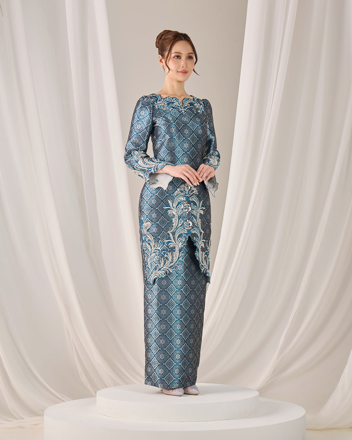 NOIR KURUNG (TEAL BLUE) PRE ORDER