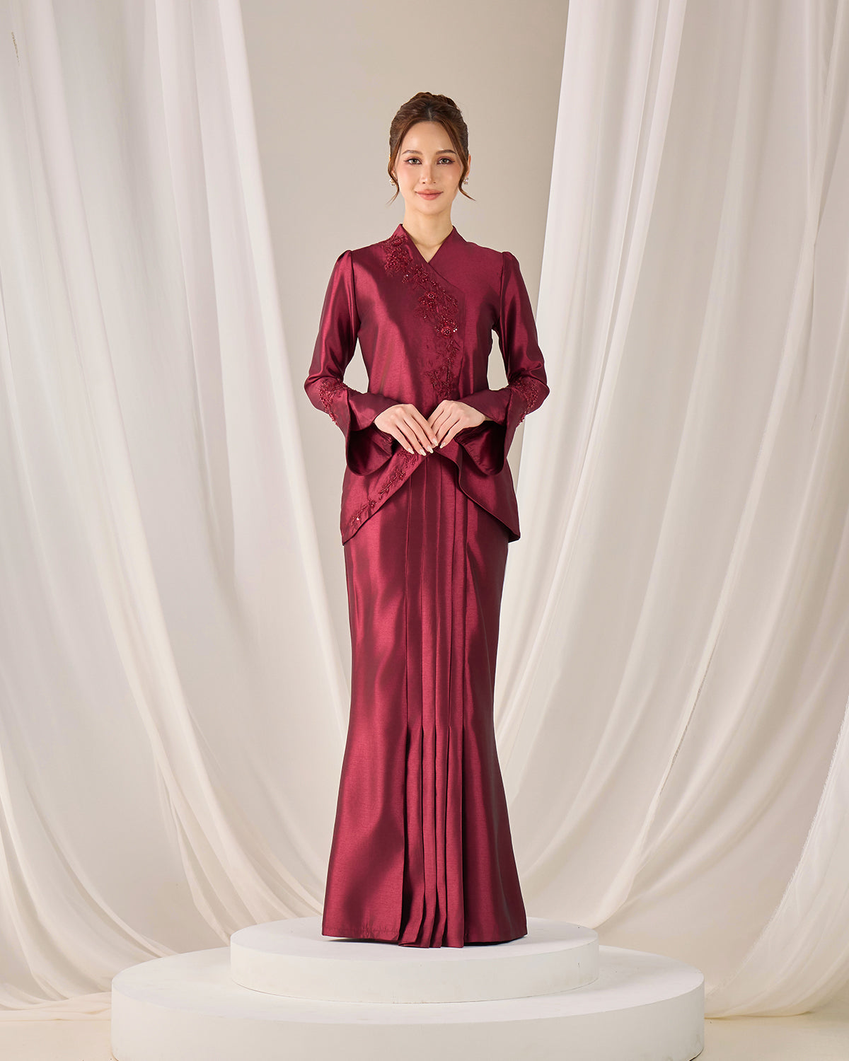 KALILA KURUNG (BURGUNDY)