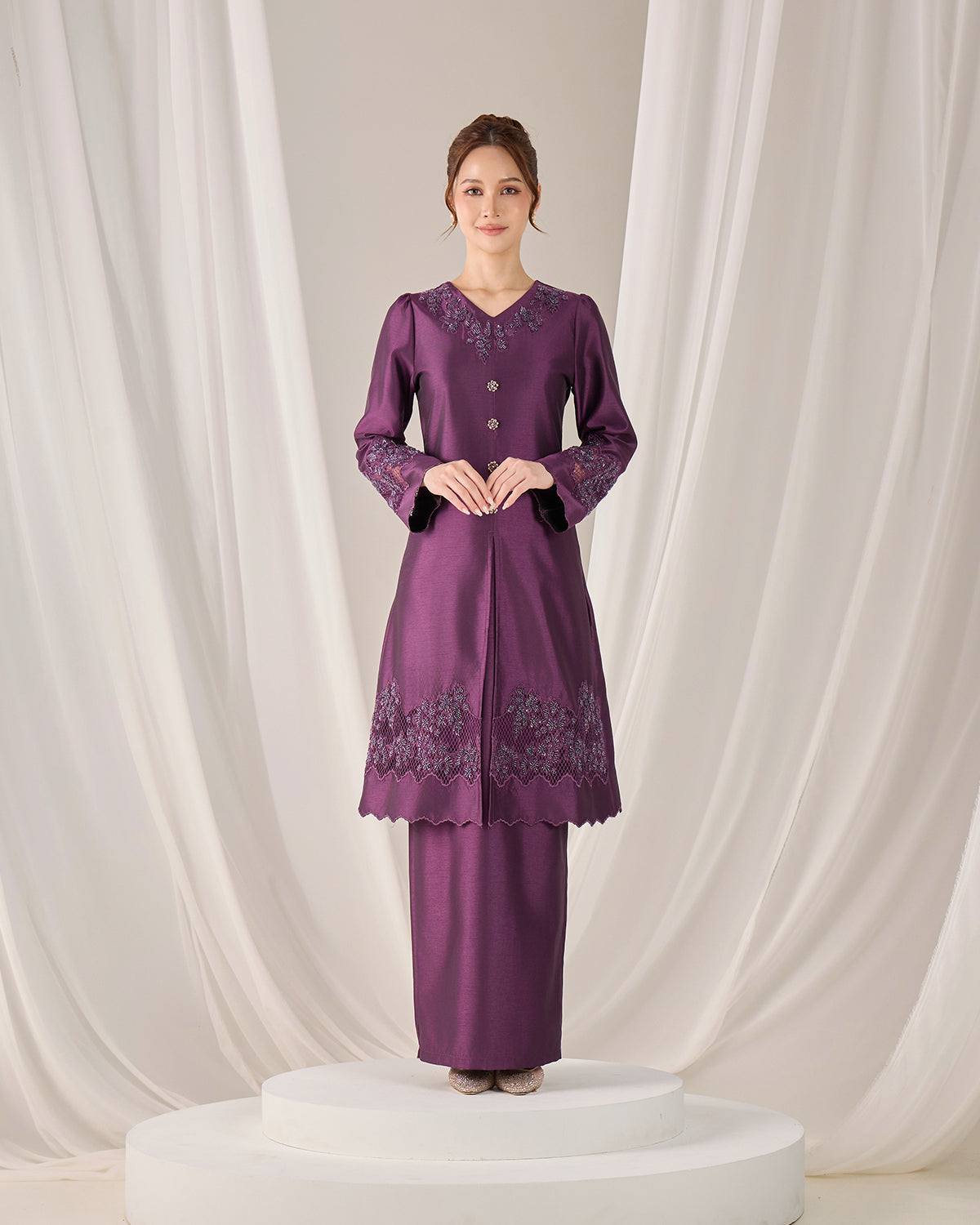 MINOR DEFECT SERAYA KURUNG (DARK PURPLE)