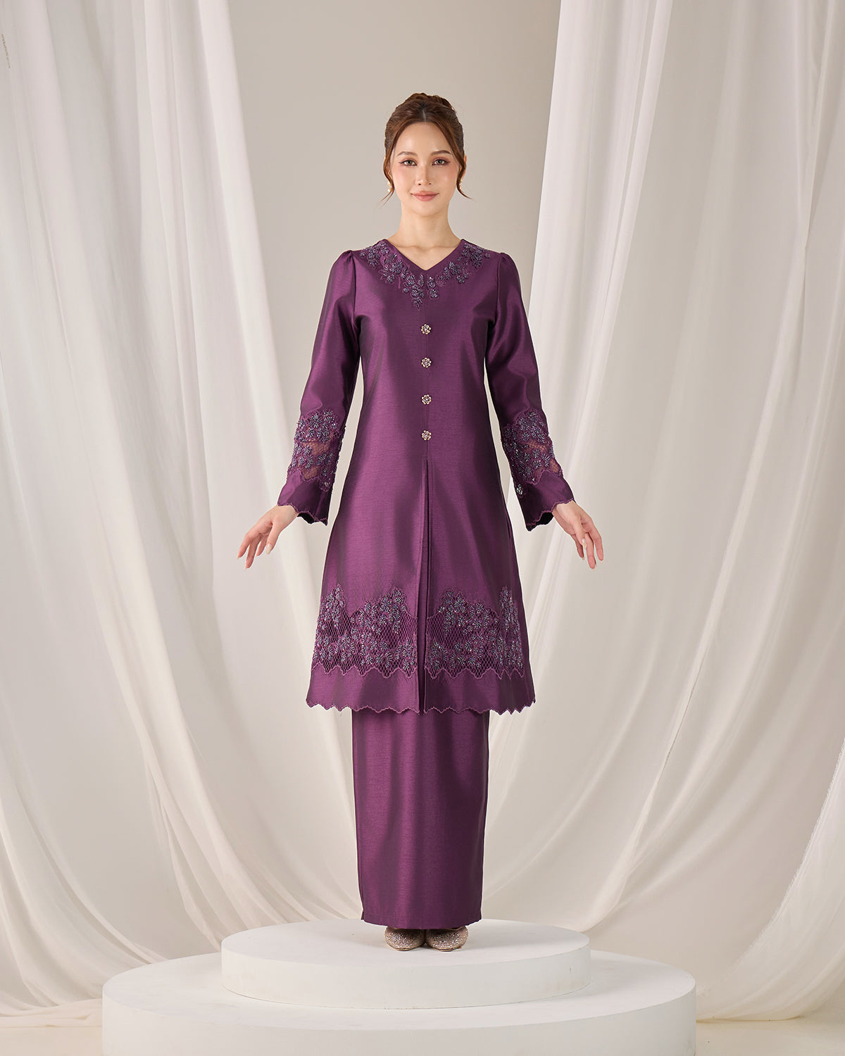 MINOR DEFECT SERAYA KURUNG (DARK PURPLE)