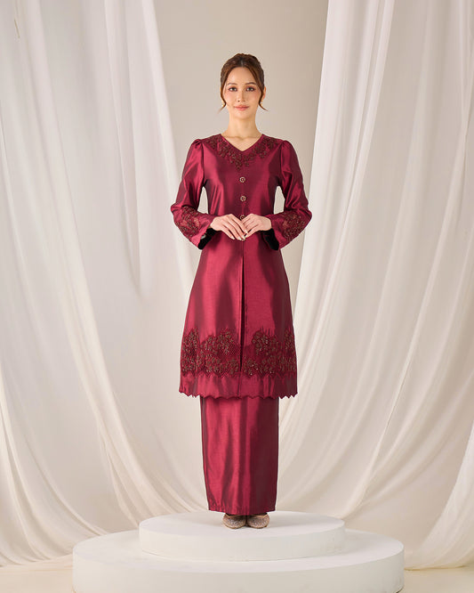 MINOR DEFECT SERAYA KURUNG (BURGUNDY)