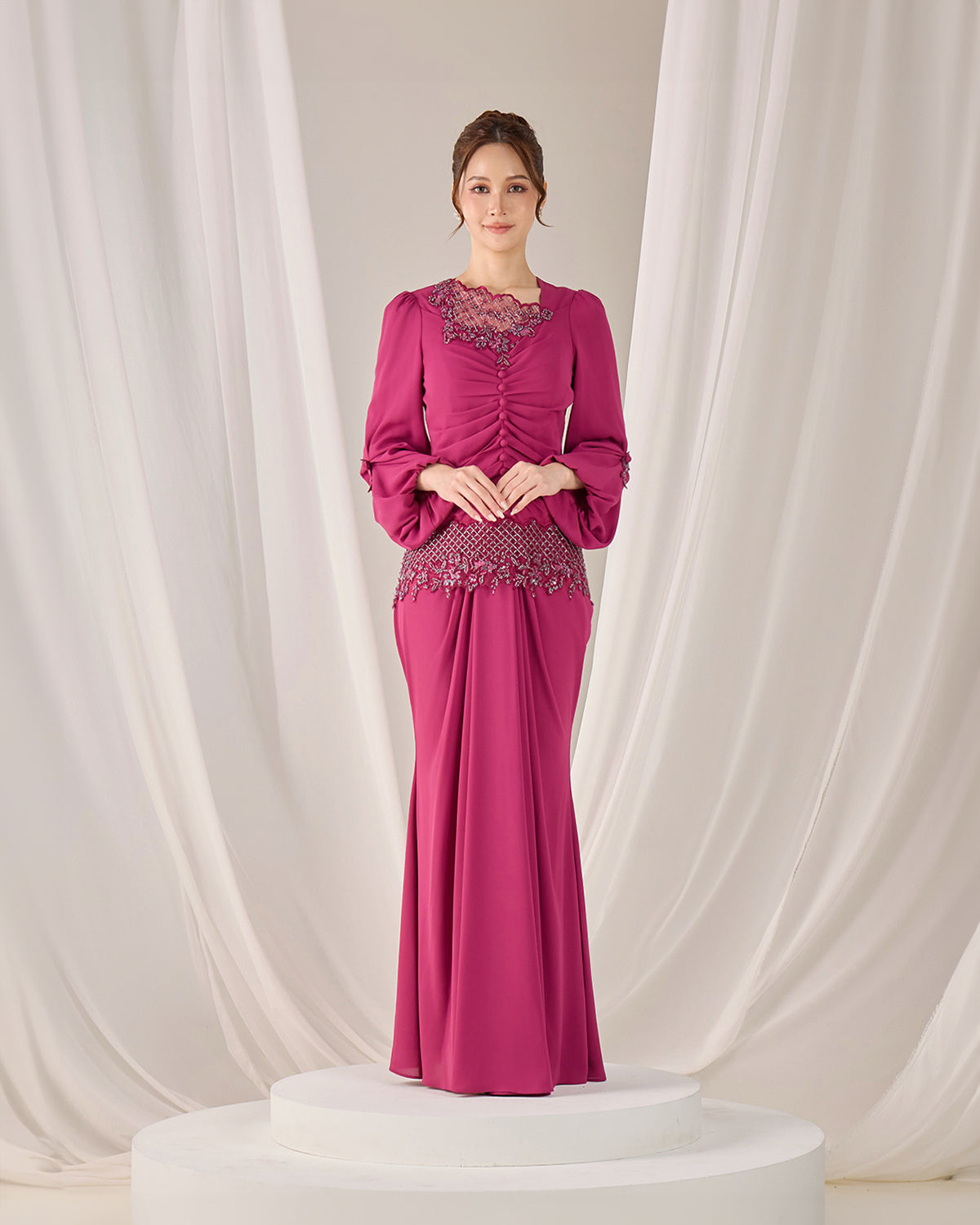 IZZEL KURUNG (DARK FUCHSIA)