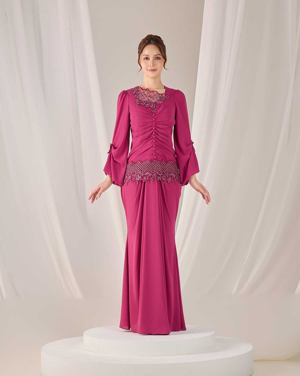 IZZEL KURUNG (DARK FUCHSIA)