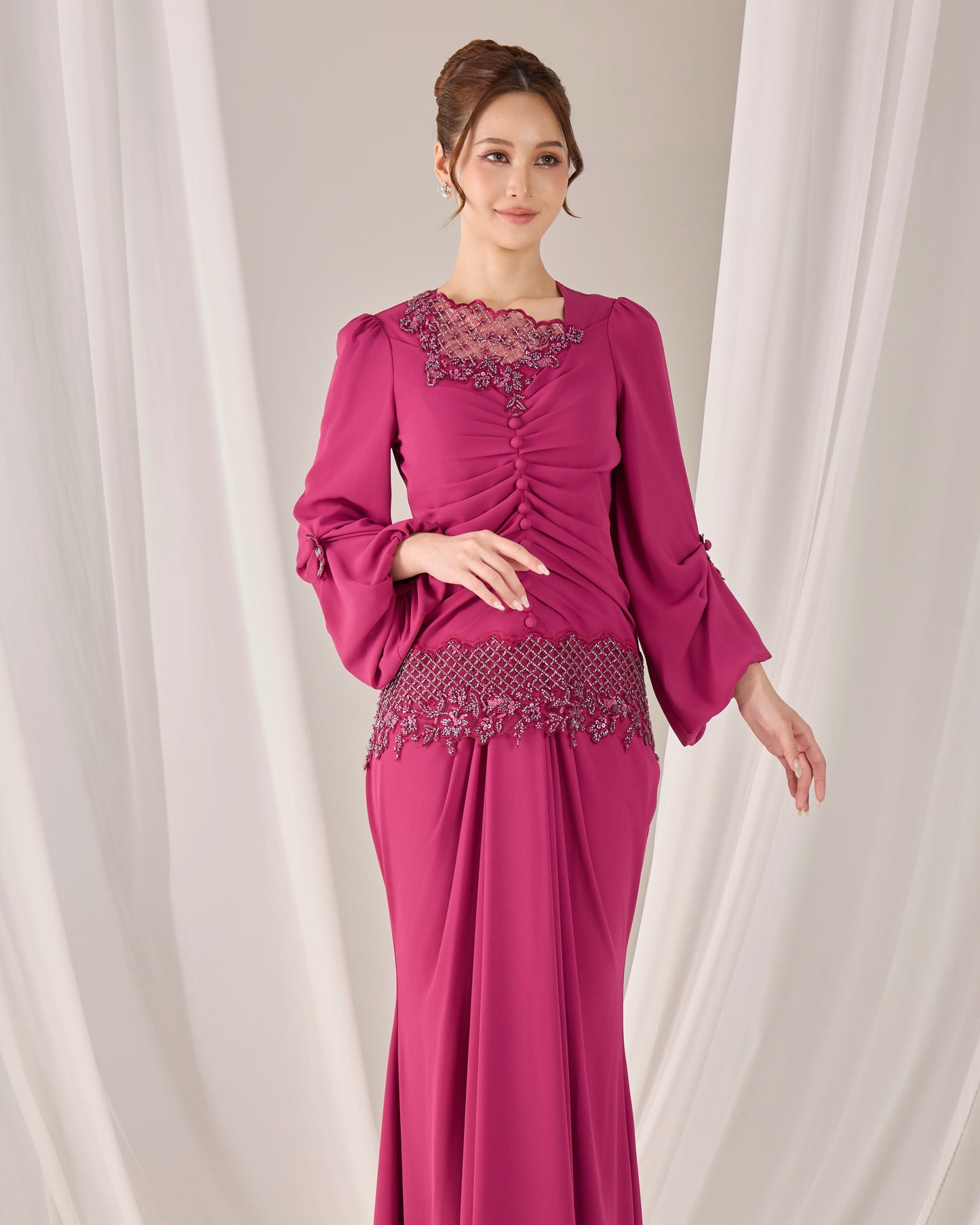 IZZEL KURUNG (DARK FUCHSIA)