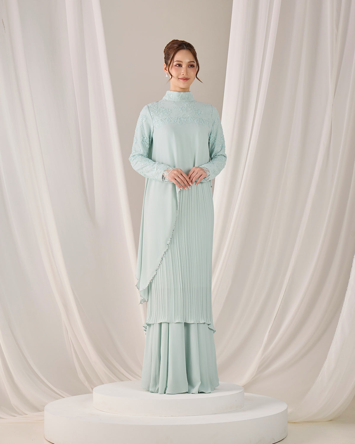 MINOR DEFECT EMARA KURUNG (MINT GREEN)