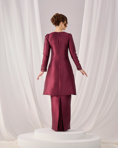 ZAYYA KURUNG (BURGUNDY)