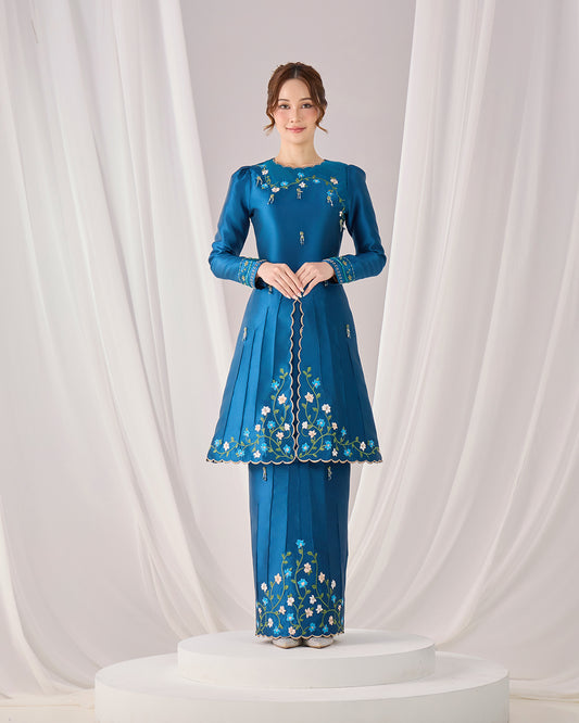 ZAYYA KURUNG (TEAL BLUE)