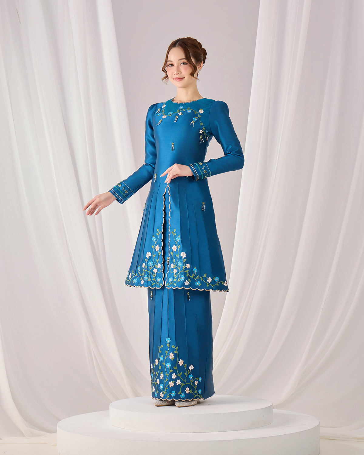 ZAYYA KURUNG (TEAL BLUE)