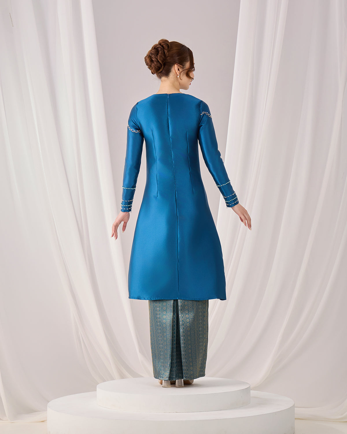 KYANA  KURUNG (TEAL BLUE)