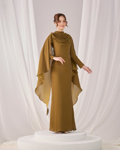 MINOR DEFECT ARLENA DRESS (ARMY GREEN)