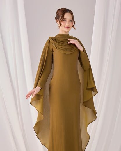ARLENA DRESS (ARMY GREEN)
