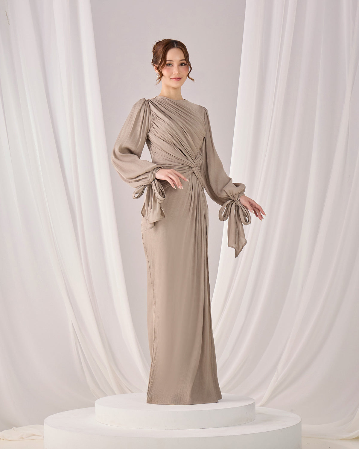 MAHRA DRESS (GREY)