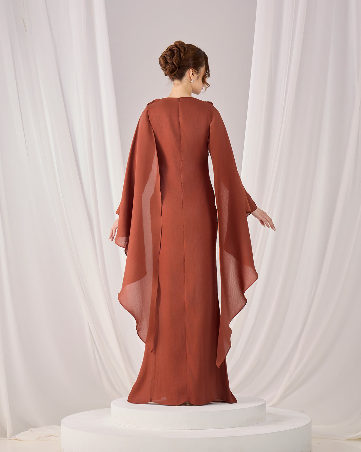 ARLENA DRESS (BROWN)
