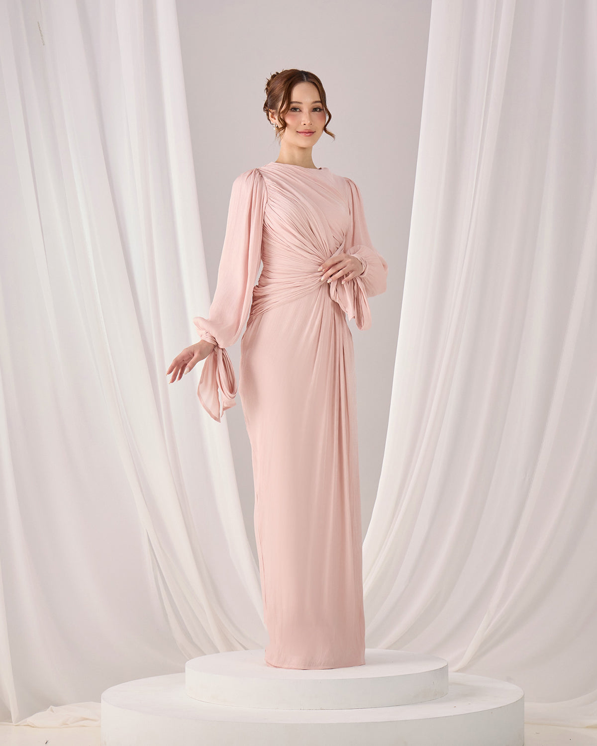 MAHRA DRESS (PINK)