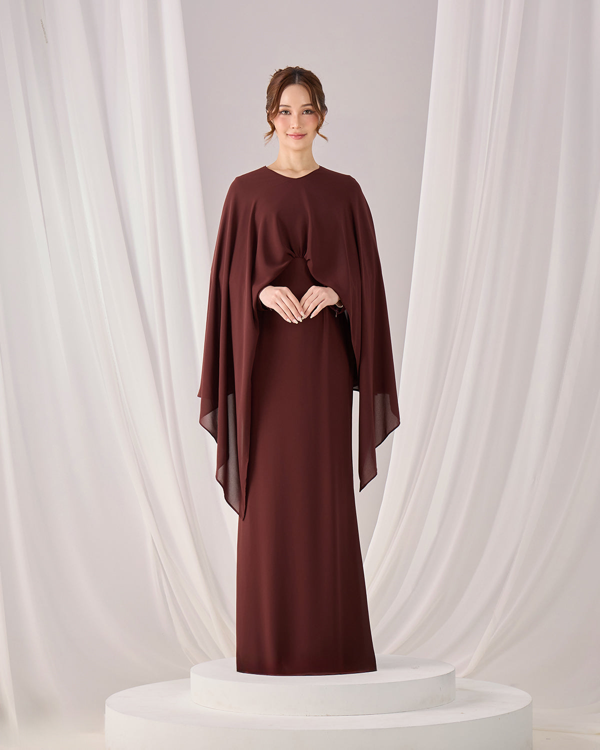 MINOR DEFECT ZALEA DRESS (RICH BROWN)