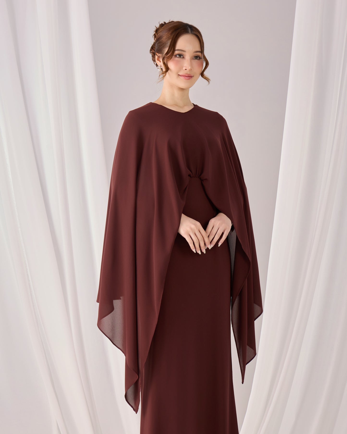 MINOR DEFECT ZALEA DRESS (RICH BROWN)