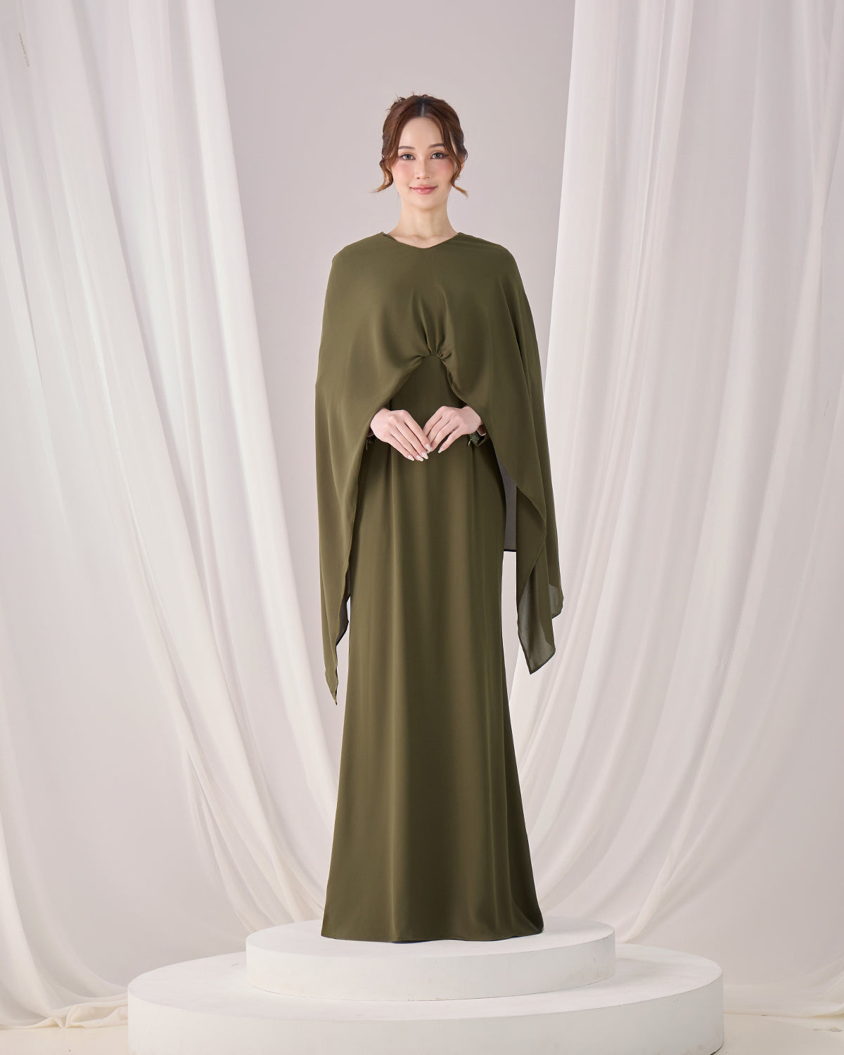 ZALEA DRESS (ARMY GREEN)