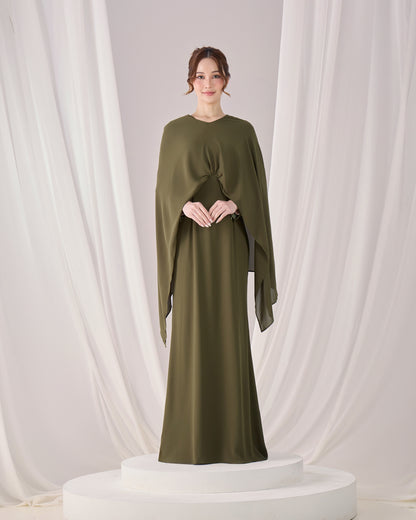 ZALEA DRESS (ARMY GREEN)