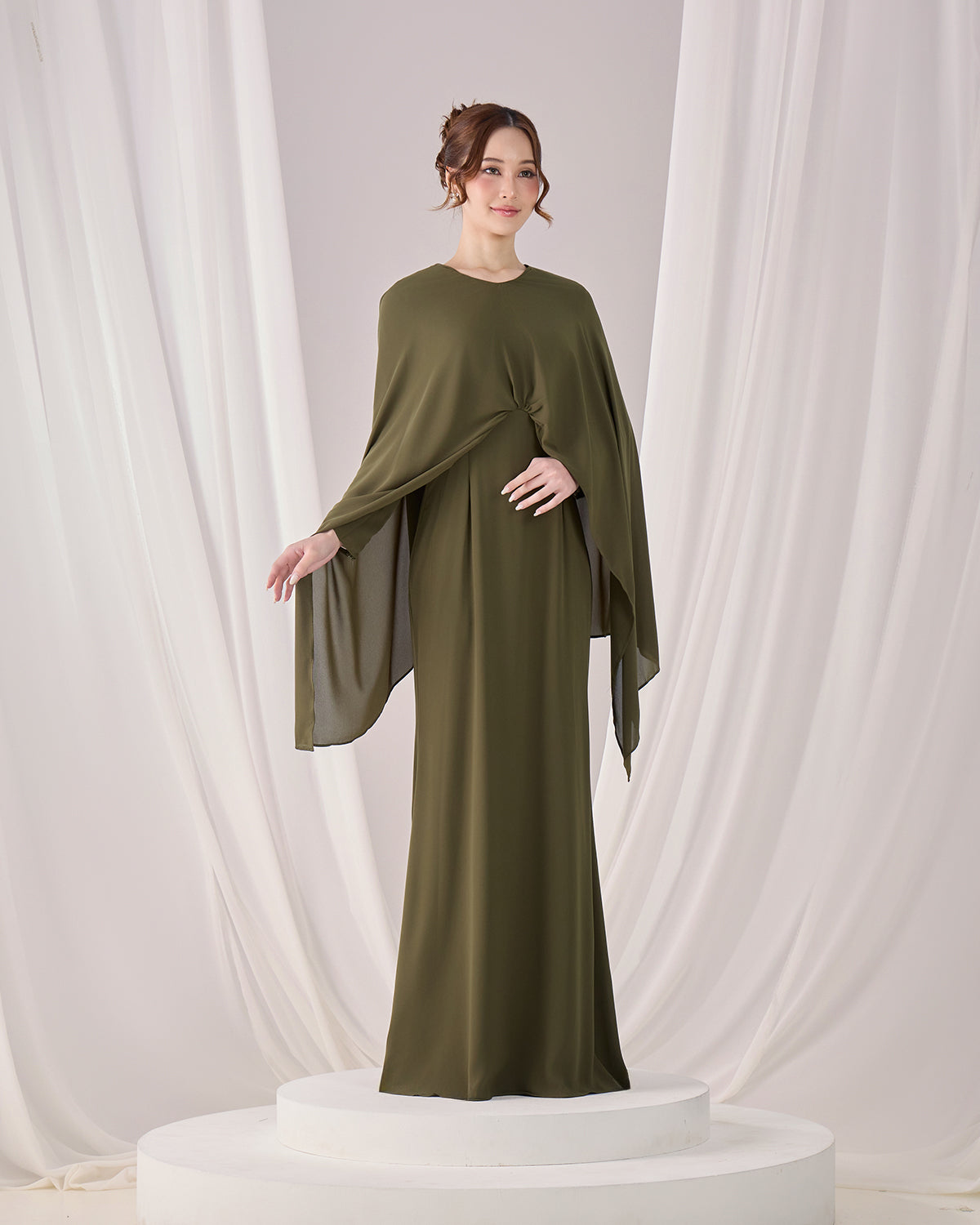 ZALEA DRESS (ARMY GREEN)