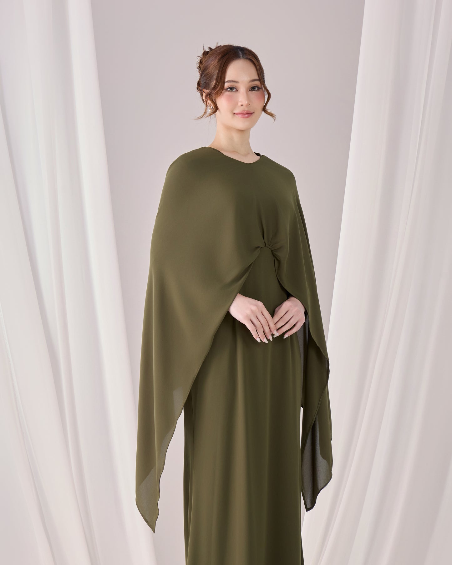 ZALEA DRESS (ARMY GREEN)