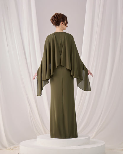 ZALEA DRESS (ARMY GREEN)