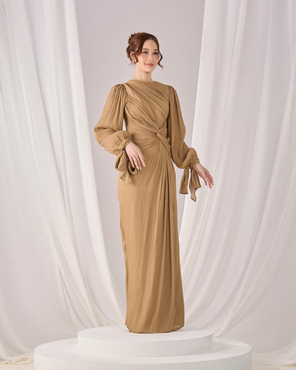 MAHRA DRESS (KHAKI)