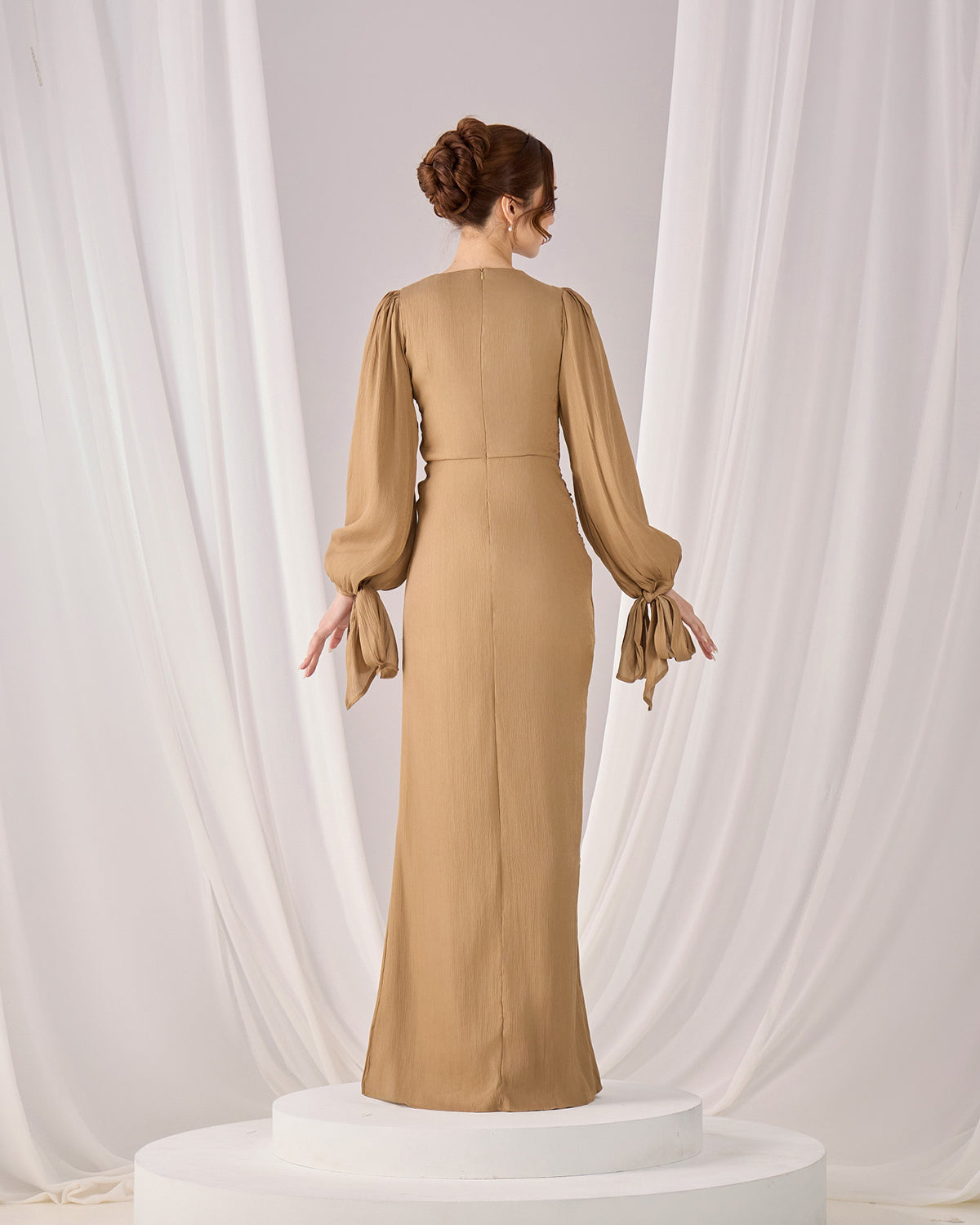 MAHRA DRESS (KHAKI)