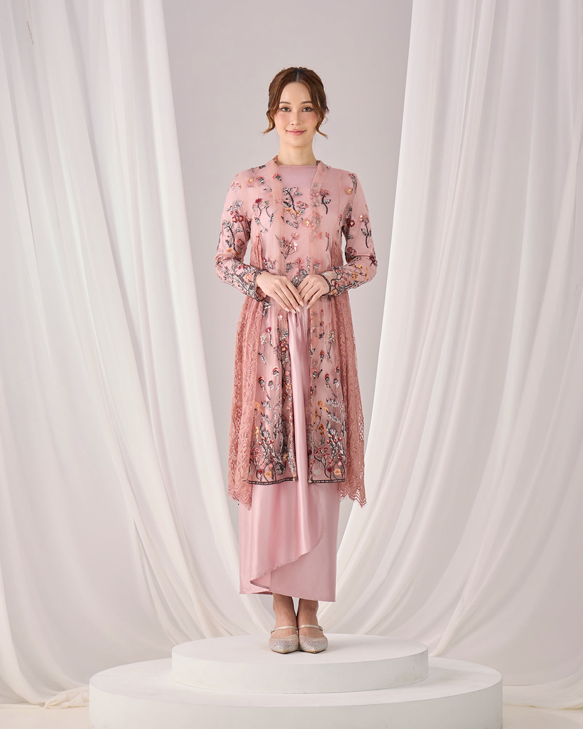 SELINA KEBAYA (DUSTY PINK)