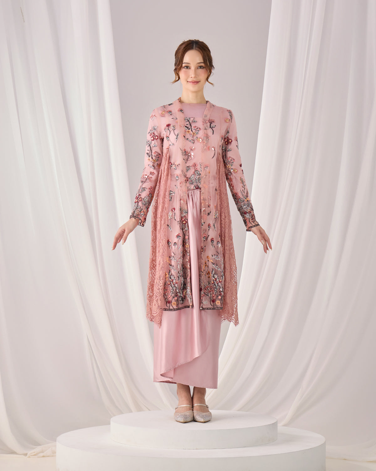 SELINA KEBAYA (DUSTY PINK)