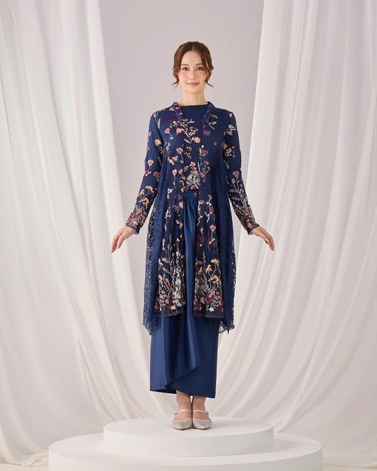 MINOR DEFECT SELINA KEBAYA (NAVY BLUE)