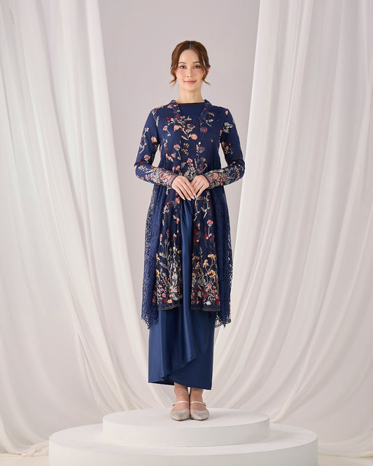 SELINA KEBAYA (NAVY BLUE)
