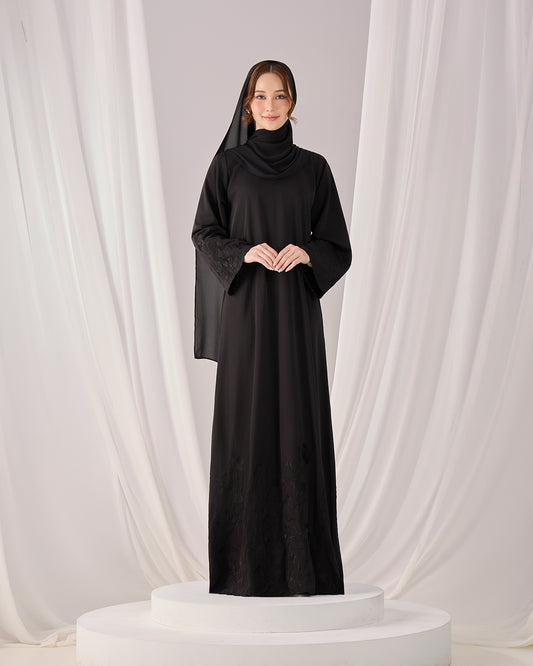 QAFIYA ABAYA (BLACK)
