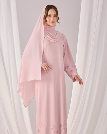 QAFIYA ABAYA (DUSTY PINK)
