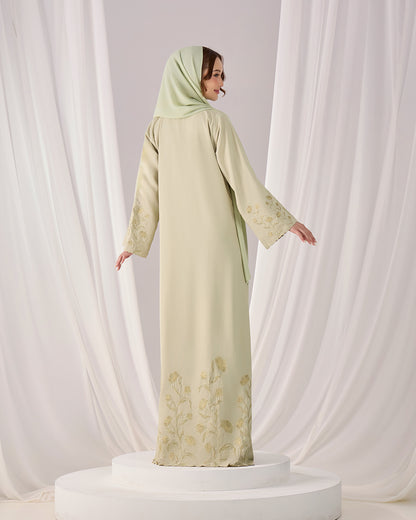 QAFIYA ABAYA (GREEN TEA)