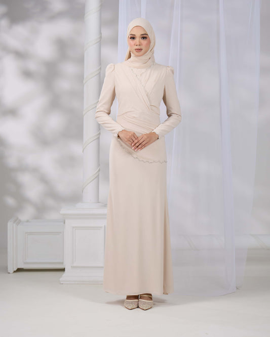 TIHANI DRESS (CHAMPAGNE)