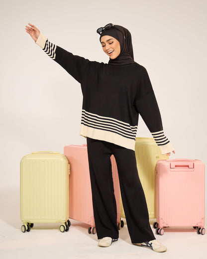 CYRA BOLD STRIPES SET (BLACK)